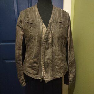 Rick Owens Vintage Jacket Beige & Black Pristine size L (Runs slightly smaller)